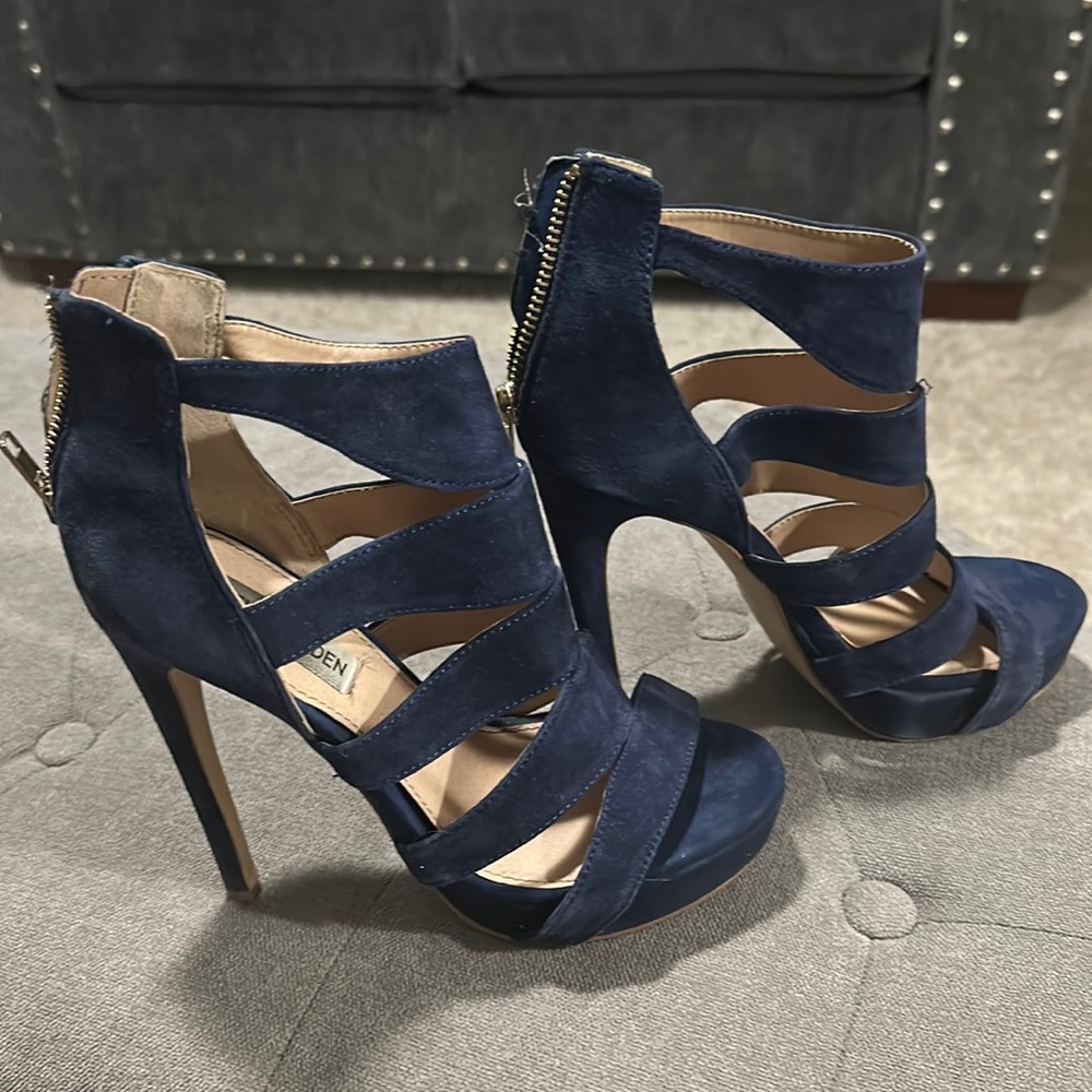 Navy Blue High Heel